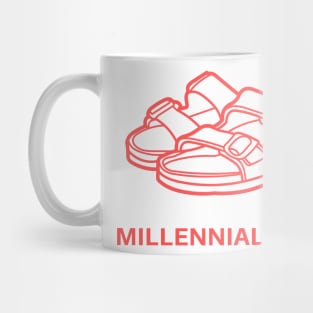 Millennial Heels Birkenstock Design Mug